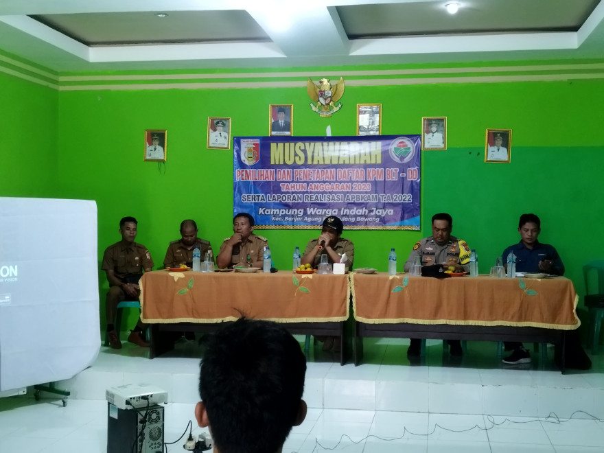 Pemilihan KPM BLT-DD T.A 2023 dan Laporan Realisasi APBKam Tahun 2022